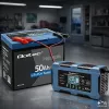 Qoltec 52668 Intelligentne akulaadija 12V 10A remondifunktsiooniga AGM GEL LiFePO4 jaoks