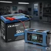 Qoltec 52669 Intelligentne akulaadija 12V 6A remondifunktsiooniga AGM GEL LiFePO4 jaoks