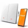 QOLTEC nutikas WiFi 2-kohaline taimeriga lüliti Tuya valge