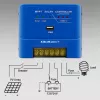 QOLTEC MPPT 15A päikeselaadimiskontroller 12V/24V LiFePO4, Geel, AGM, Flooded, Sealed Lead-Acid jaoks LCD ja RS485-ga