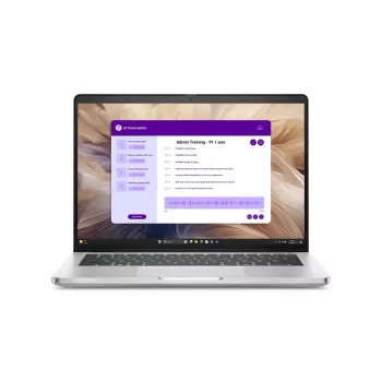 Dell Pro 14 Plus PB14250 Ultra 5 236V 14-tolline FHD+ IPS 400nits Anti-Glare 16GB LPDDR5X 512GB SSD Intel Arc Graphics Sõrmejäljelugeja Nutikaart IR-kaamera Taustvalgustusega klaviatuur vPro Windows 11 Pro 3Y ProSupport