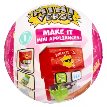 MGA Miniverse Make It Mini Soda Dispenseri Dineri seeria 1 isetegemise miniatuurne meisterdamiskomplekt