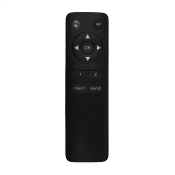 MACLEAN MC-158 Traadita RF-pult elektriliste käepidemete jaoks, 433.92 MHz, 3 nuppu, valge