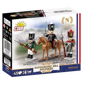 COBI KLOCKI Napoleoni ajastu sõdurite ehitusklotside minifiguurid
