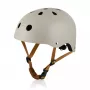 Lionelo LO-HELMET Beige Sand jalgrattakiiver – In-Mold PC kest, 24 õhutusava, Headlock-nupp, CE EN 1078, suurus L 58-61 cm