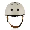 Lionelo LO-HELMET Beige Sand jalgrattakiiver – In-Mold PC kest, 24 õhutusava, Headlock-nupp, CE EN 1078, suurus L 58-61 cm
