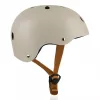 Lionelo LO-HELMET Beige Sand jalgrattakiiver – In-Mold PC kest, 24 õhutusava, Headlock-nupp, CE EN 1078, suurus L 58-61 cm