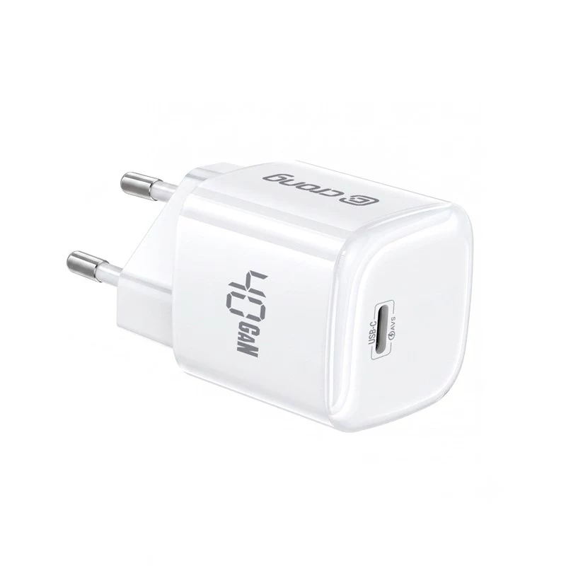 CRONG NEO GaN 40W USB-C PD 3.2 seinadapter AVS-ga - valge