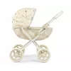 MILLY MALLY Nukumängukäru Dori NATURE - Looduslik puit, klassikaline Skandinaavia disain, nukkudele kuni 45 cm, vanusele 12m+