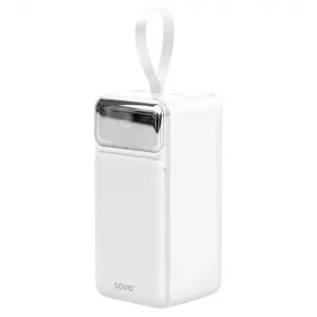 Savio BA-15 Power Bank 50000 mAh Valge