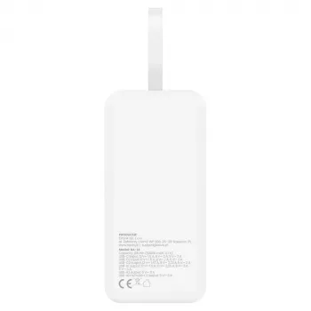 Savio BA-15 Power Bank 50000 mAh Valge