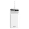 Savio BA-15 Power Bank 50000 mAh Valge