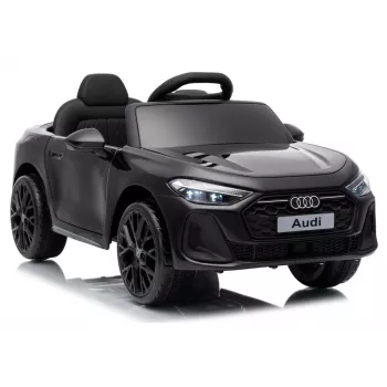 LEAN CARS Audi A5L HL788 Must 12V patareitoitega sõiduauto koos vanemliku kaugjuhtimispuldiga, LED-tuled, MP3, EVA-vahtrattad, ökonahkistme, max koormus 30 kg, lastele vanuses 3-8 aastat