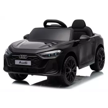LEAN CARS Audi A5L HL788 Must 12V patareitoitega sõiduauto koos vanemliku kaugjuhtimispuldiga, LED-tuled, MP3, EVA-vahtrattad, ökonahkistme, max koormus 30 kg, lastele vanuses 3-8 aastat
