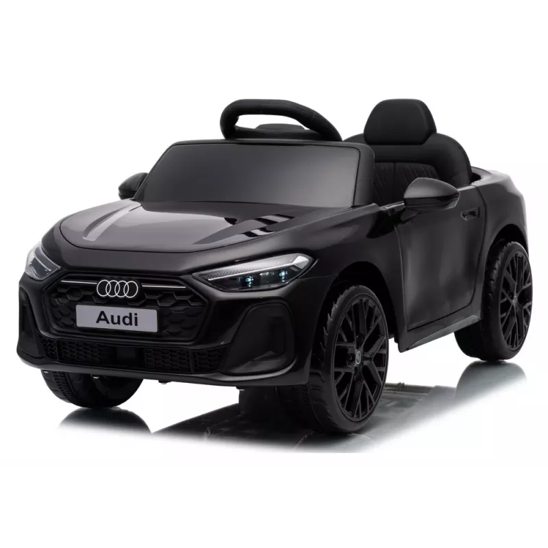 LEAN CARS Audi A5L HL788 Must 12V patareitoitega sõiduauto koos vanemliku kaugjuhtimispuldiga, LED-tuled, MP3, EVA-vahtrattad, ökonahkistme, max koormus 30 kg, lastele vanuses 3-8 aastat