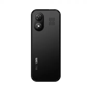 MAXCOM MM282 4G Dual SIM funktsioontelefon 2,8-tollise ekraaniga, KaiOS, 1400 mAh aku, USB-C, Bluetooth 5.1, Wi-Fi leviala, 2 MP kaamera, FM-raadio, must