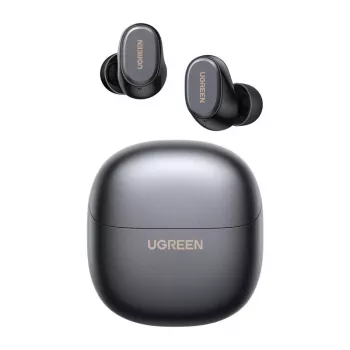 UGREEN WS220 TWS True Wireless Bluetooth 5.0 kõrvaklapid laadimiskarbiga, puutetundliku juhtimisega, IPX4 veekindlus, sisseehitatud mikrofon, 16h aku kestvus - must