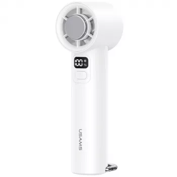 USAMS Ice-Cooling kaasaskantav ventilaator 2000mAh Valge
