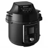 CONCEPT CK8000 Multikeetja õhufritüüri funktsiooniga, 6L pott, 3.5L korv, 1500W, 10 programmi, must/hõbe