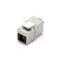 DIGITUS DN-93615-D CAT 6A Keystone Moodul, Varjestatud, Ilma Tööriistata, 10GBase-T, 500 MHz, Tsingivalu, Kullatud Kontaktid, T568A/B, PoE++ Valmis