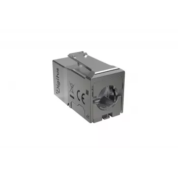 DIGITUS Keystone Moodul Cat. 6A, varjestatud, tööriistavaba, RJ45, hõbedane