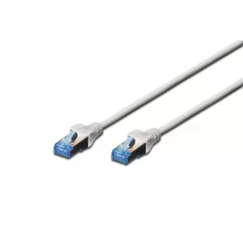 DIGITUS Ecoline Cat5e UTP Patch-kaabel RJ-45 kuni RJ-45, 0,5 m, hall, LSZH, Snagless, Gigabit Ethernet