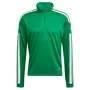adidas Squadra 21 treeningpluus roheline meeste pikkade varrukatega veerand-tõmblukuga L