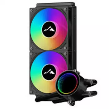 EKL AlpineFlow 240 ARGB AIO vedelikjahuti protsessorile - must