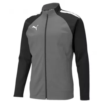 Puma teamLIGA Training meeste veerandtõmblusega treeningpluus Puma Black-Asphalt suurus L