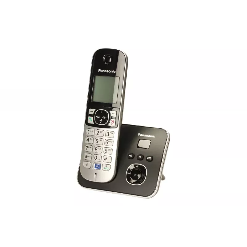 Panasonic KX-TG6821 DECT juhtmevaba telefon vastuvõtjaga, must