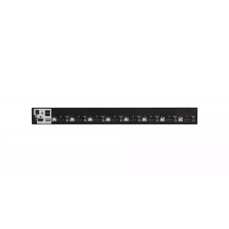 ATEN 8-pordiline USB 2.0 4K HDMI KVM-lüliti USB 3.1 jaotiga, heliga, riiulisse paigaldatav