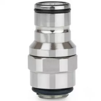 Thermal Grizzly DeltaMate Quick Disconnect Male - M, Gloss Nickel