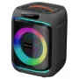 DENVER BPS-170 400W Bluetooth peokõlar RGB-tuledega, TWS, karaoke, FM-raadio, USB/SD/AUX/Mic sisenditega