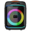 DENVER BPS-170 400W Bluetooth peokõlar RGB-tuledega, TWS, karaoke, FM-raadio, USB/SD/AUX/Mic sisenditega