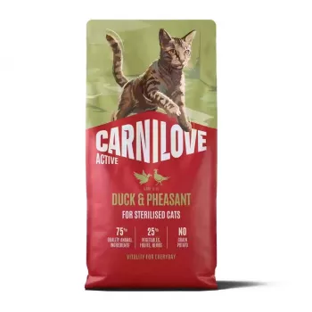 CARNILOVE ACTIVE kassikuivtoit part ja faasan steriliseeritud täiskasvanud kassidele, kõik tõud 6 kg