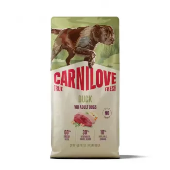CARNILOVE TRUE FRESH kuivtoit koertele, part, täiskasvanud, kõik tõud, 12 kg