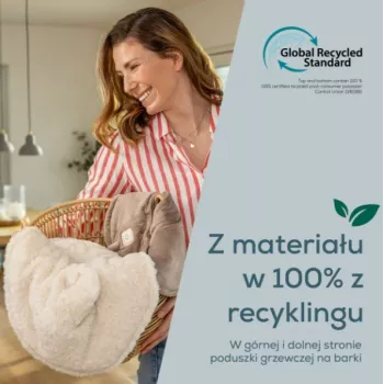 Beurer HK 165 Huggy Creme soojenduspadi | 3 kuumusastet, masinpestav, Beureri ohutussüsteem