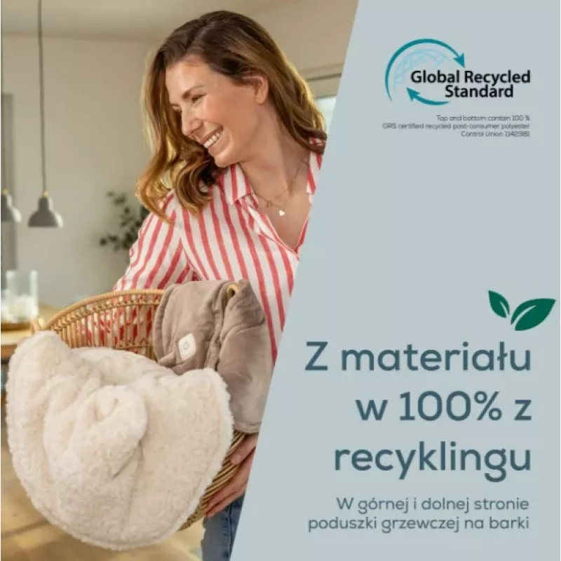 Beurer HK 165 Huggy Creme soojenduspadi | 3 kuumusastet, masinpestav, Beureri ohutussüsteem