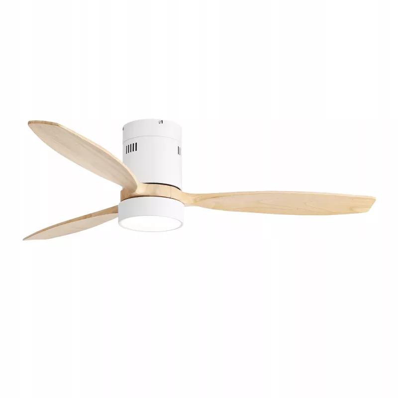 Extralink Nature Flow 52 nutikas WiFi laeventilaator puidust labadega, DC-mootor, LED-valgusti, rakenduse juhtimine, 132 cm
