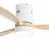 Extralink Nature Flow 52 nutikas WiFi laeventilaator puidust labadega, DC-mootor, LED-valgusti, rakenduse juhtimine, 132 cm