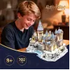 CUBIC FUN 3D-pusle Harry Potter Sigatühi Suur saal ja Astronoomiatorn LED-tuledega – 850 tükki, kollektsioneeritav mudelikomplekt