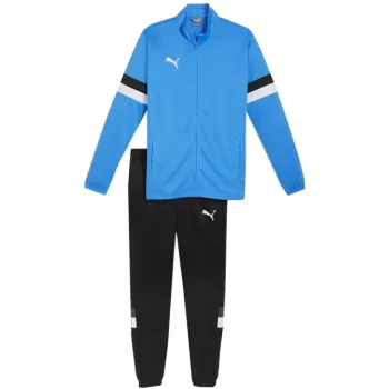 PUMA meeste Team Rise dress 2XL – sinine-must (Peacoat-Puma Black) dryCELL täispika tõmblukuga jope ja pükste komplekt