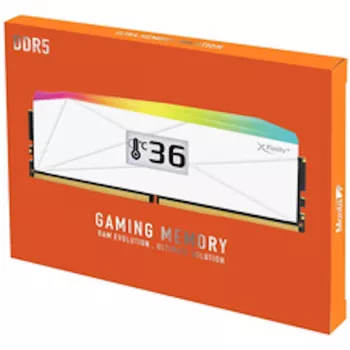 V-Color Manta XFinity+ aRGB DDR5-8000 RAM, CL40, EXPO - 32 GB kahe mooduliga komplekt, valge