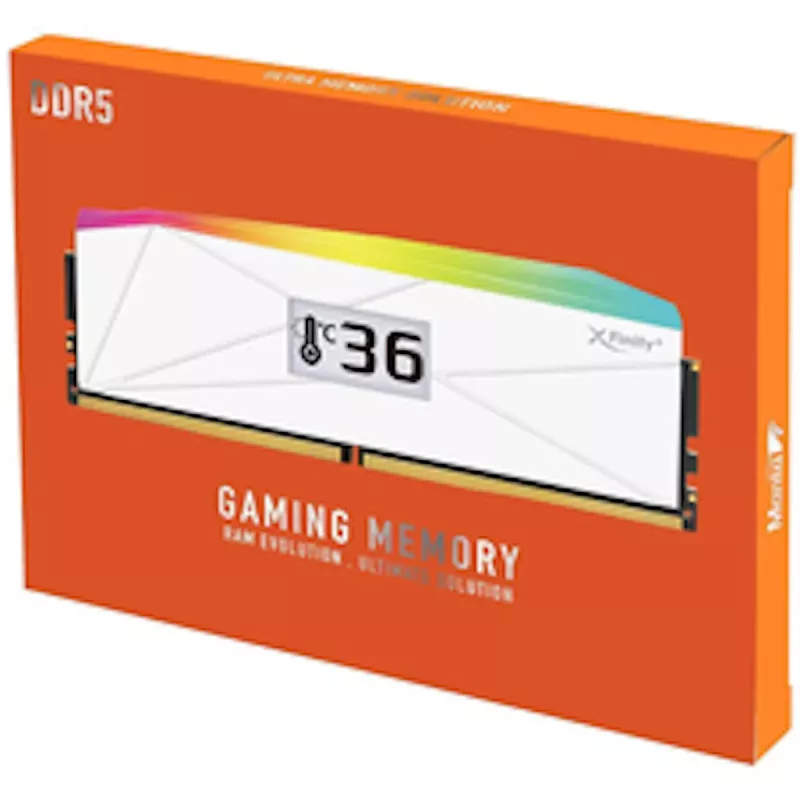 V-Color Manta XFinity+ aRGB DDR5-8000 RAM, CL40, EXPO - 32 GB kahe mooduliga komplekt, valge