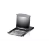 ATEN KL1508AiM F 17-tolline LCD IP KVM Switch - 8-pordiline riiulikonsool kaugjuurdepääsuga