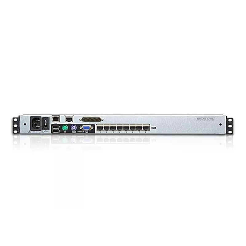 ATEN KL1508AiM F 17-tolline LCD IP KVM Switch - 8-pordiline riiulikonsool kaugjuurdepääsuga