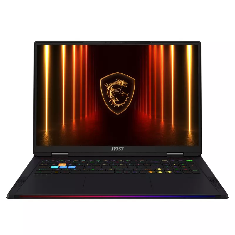 MSI Raider A18 HX A9WJG-258FR 18-tolline QHD+ 240Hz mängusülearvuti - AMD Ryzen 9 9955HX3D, 64GB DDR5, 2TB SSD, NVIDIA GeForce RTX 5090, Windows 11 Pro, AZERTY prantsuse klaviatuur, must