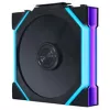 Lian Li UNI FAN SL FLEX Wireless ARGB Reverse Blade 120mm PWM ventilaator - 3 pakki kontrolleriga, must
