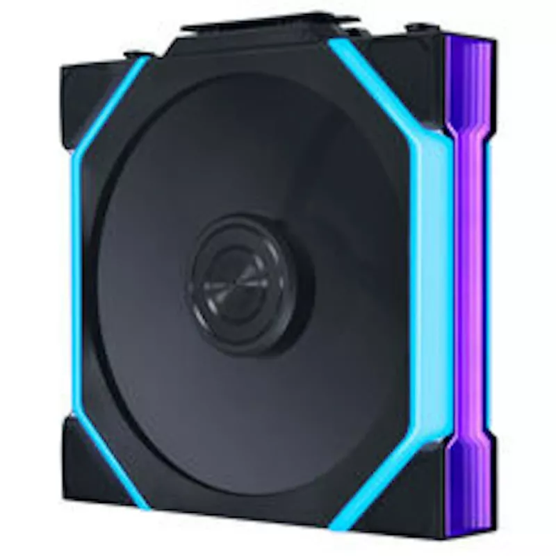 Lian Li UNI FAN SL FLEX Wireless ARGB Reverse Blade 120mm PWM ventilaator - 3 pakki kontrolleriga, must