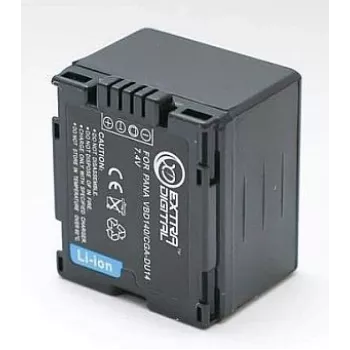 EXTRA DIGITAL Panasonic CGA-DU14 asendusaku 7.2V 1360mAh Li-ion D-seeria kaameratele